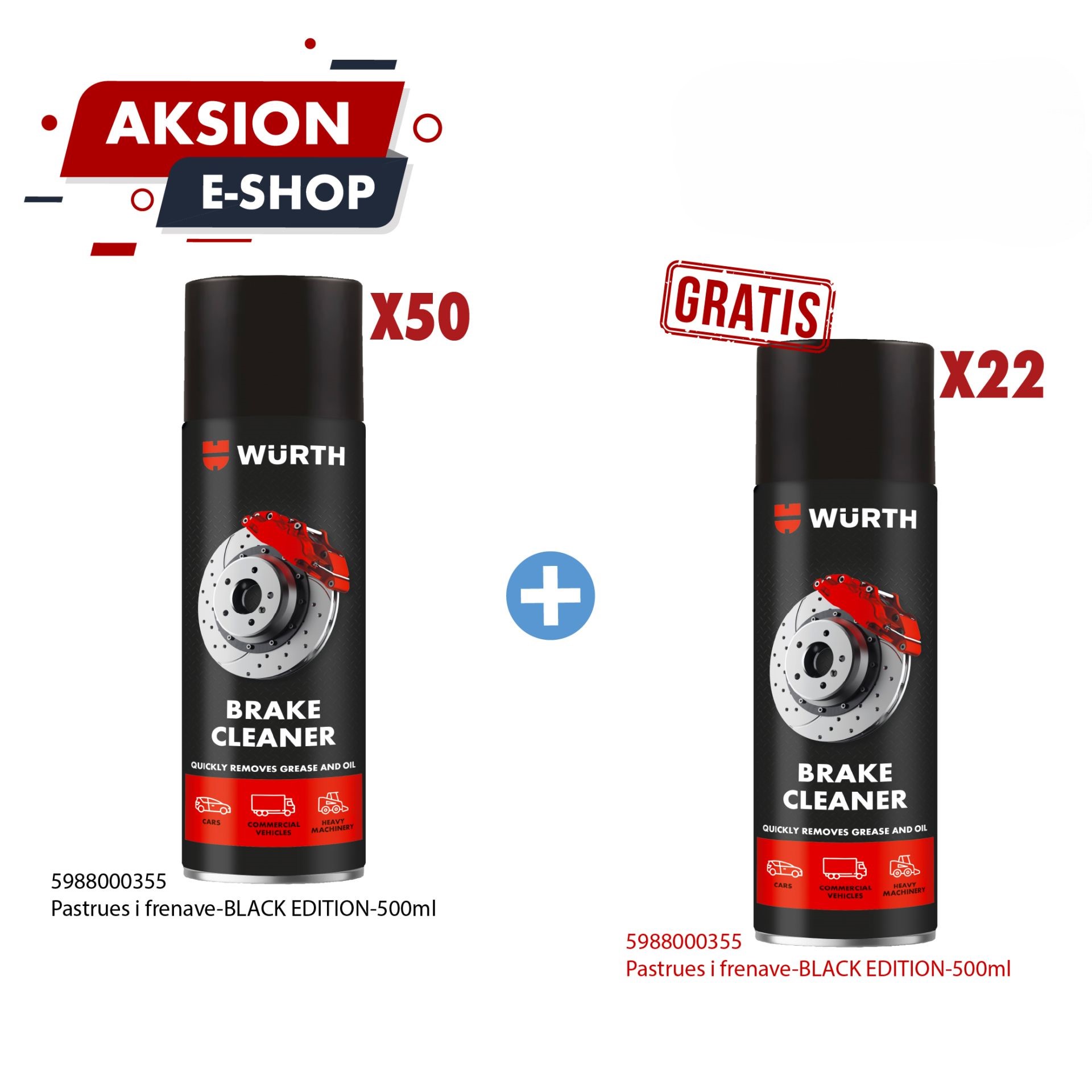 BLACK EDITION – 50 + 22 COPË GRATIS
